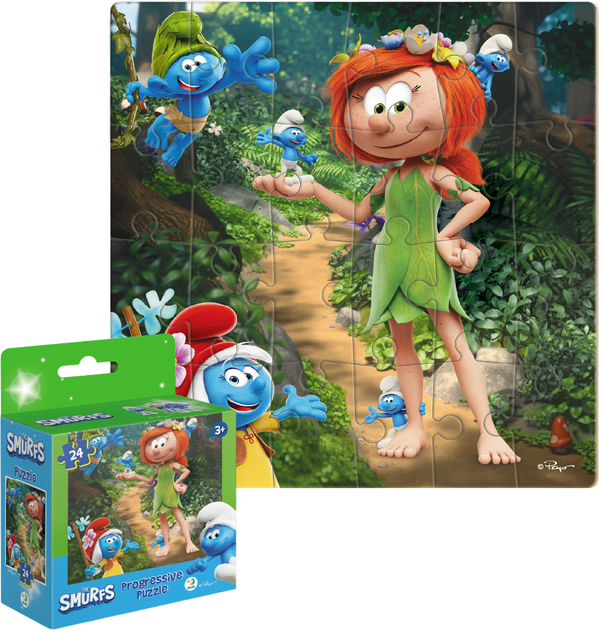 Пазл DoDo The Smurfs. Принцесса в лесу 24 элемента (4823115912862) - изображение 3