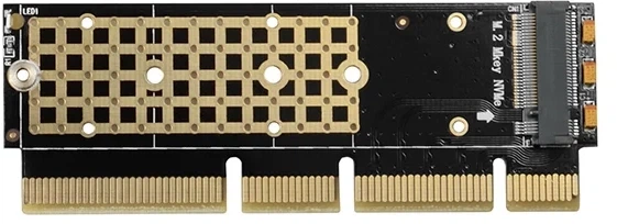 Adapter Axagon PCEM2-1U PCIe NVMe M.2 - obraz 1