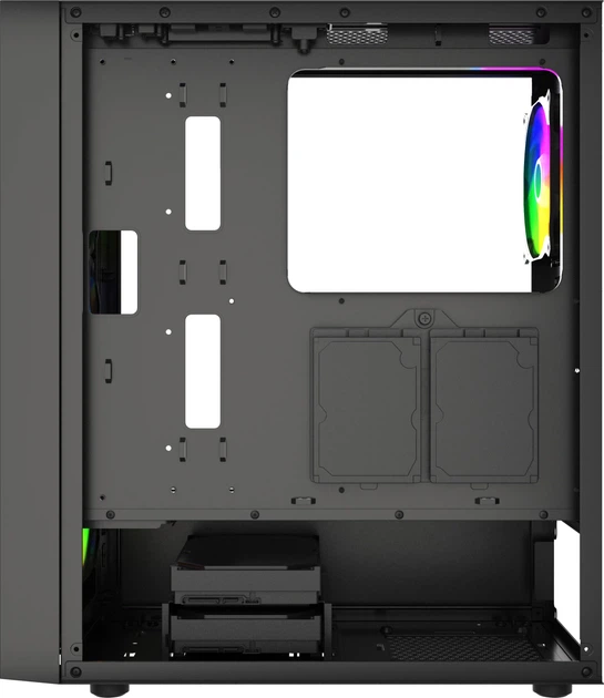 Obudowa Gembird Fornax 4300 Black (CCC-FC-4300) - obraz 1