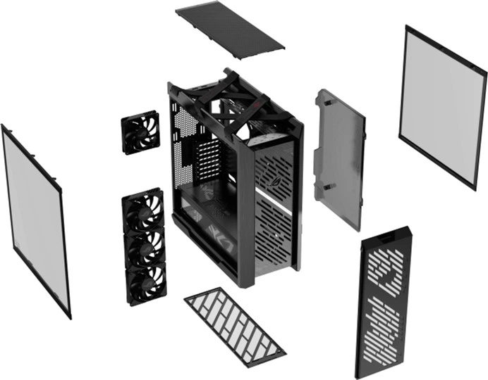 Obudowa Asus ROG Strix Helios II GX601S Black (4711636061193) - obraz 18