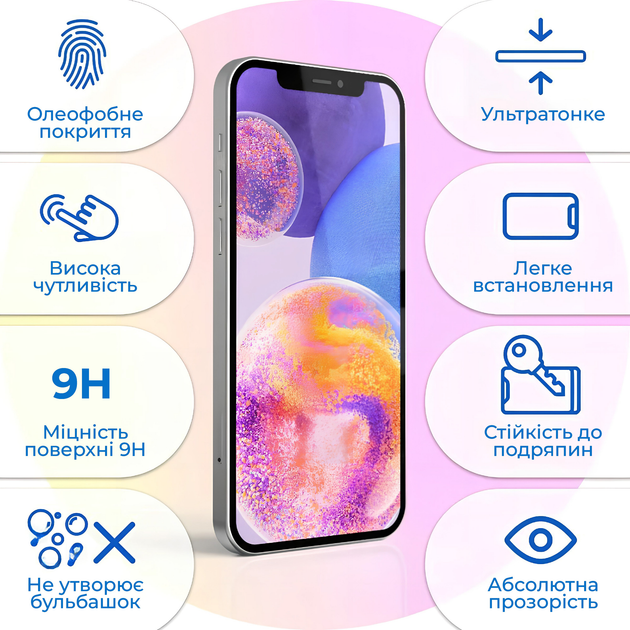 Защитное стекло на iphone 16 pro max / iphone 17 pro max на весь экран 9D Shieldy - изображение 3
