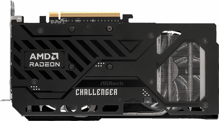 Відеокарта ASRock PCI-Ex Radeon RX 9060 XT Challenger  OC 16GB GDDR6 (128bit) (3290/20000) (HDMI, 2 x DisplayPort) (RX9060XT CL 16GO) - зображення 4