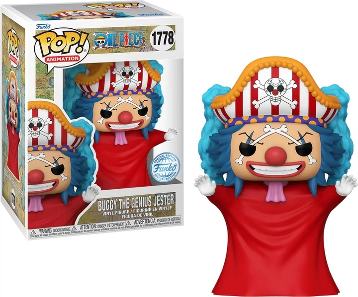 Фігурка Funko Pop Animation One Piece Buggy The Genius Jester 13.8 см 82834 (889698828345) - зображення 2