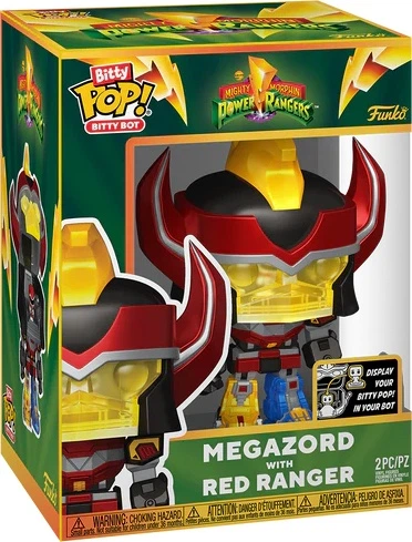 Набір фігурок Funko Bitty Pop Power Rangers Megazord with Red Ranger 11.9 см + 2.2 см 83644 (889698836449) - зображення 1