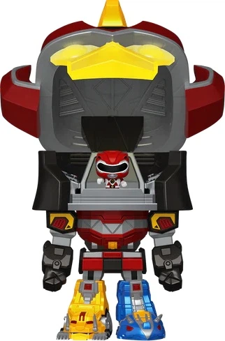 Набір фігурок Funko Bitty Pop Power Rangers Megazord with Red Ranger 11.9 см + 2.2 см 83644 (889698836449) - зображення 4
