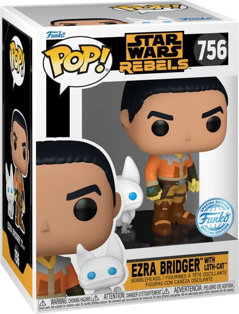 Фігурка Funko Pop Buddy Disney Star Wars Rebels Ezra Bridger з Loth Cat 11.5 см 84429 (889698844291) - зображення 1