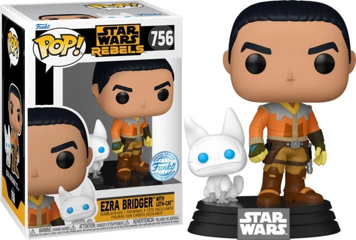 Фігурка Funko Pop Buddy Disney Star Wars Rebels Ezra Bridger з Loth Cat 11.5 см 84429 (889698844291) - зображення 2