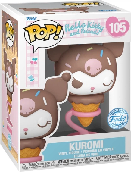 Фігурка Funko Pop Sanrio Hello Kitty And Friends Kuromi Ice Cream Cone 11.6 см 84492 (889698844925) - зображення 1