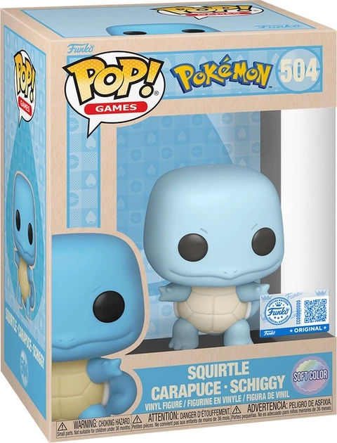 Фігурка Funko Pop Games Pokemon Squirtle 7.1 см 87875 (889698878753) - зображення 1