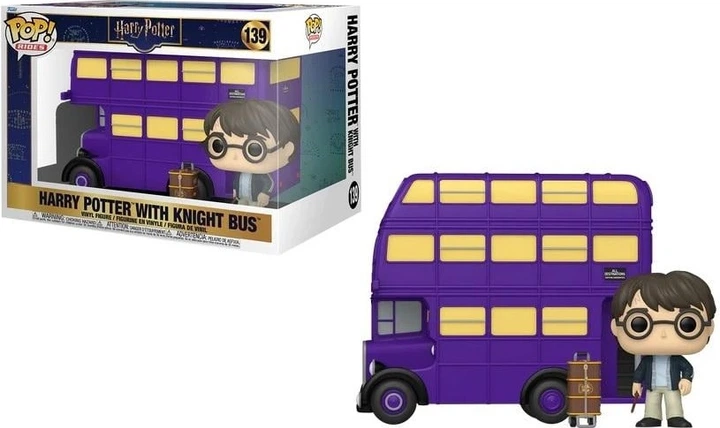 Фігурка Funko Pop Ride Super Deluxe Гаррі Поттер з Нічним автобусом 9 см 76855 (889698768559) - зображення 2