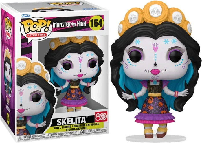 Фігурка Funko Pop Retro Toys Monster High Skelita 9 см 86572 (889698865722) - зображення 2