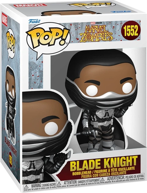 Фігурка Funko Pop Marvel Zombies Blade Knight 9.7 см 86648 (889698866484) - зображення 1