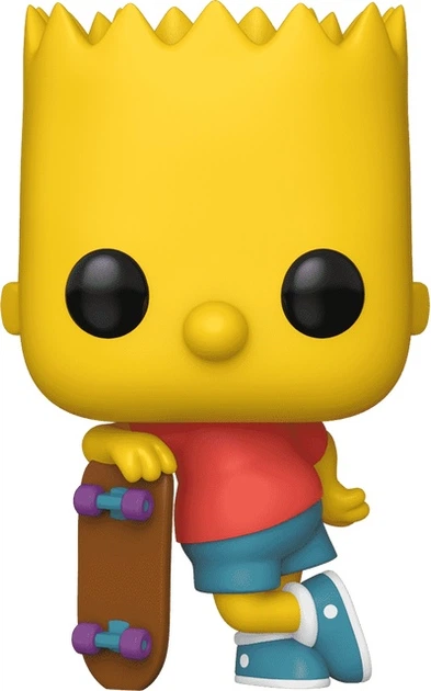 Фігурка Funko Pop Television The Simpsons Bart with skateboard 8.9 см 80071 (889698800716) - зображення 2