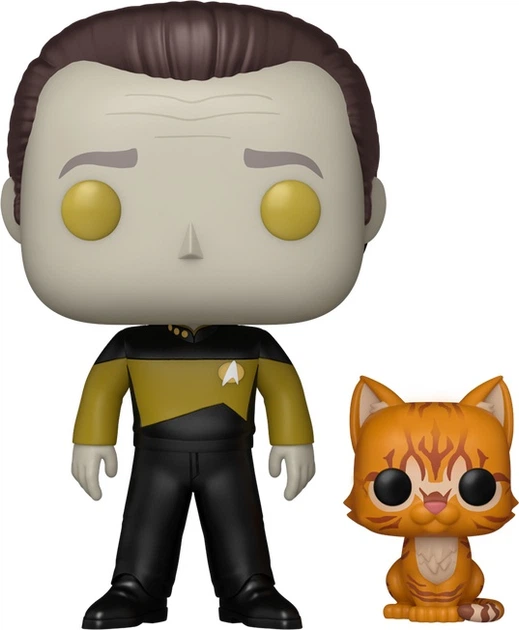 Набір фігурок Funko Pop Television Star Trek Data з Spot 2 x 10.4 см + 4.1 см 86250 (889698862509) - зображення 2