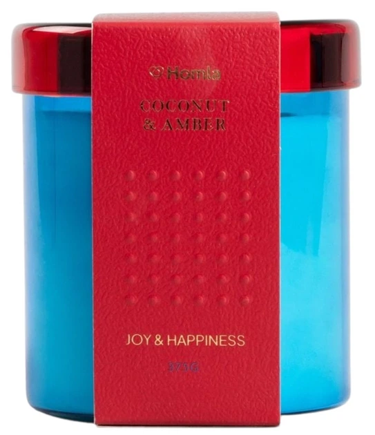Świeca zapachowa Homla Colour Blocks Coconut Amber 375 g (5906496731914) - obraz 4