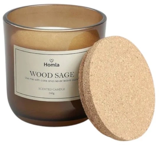 Świeca zapachowa Homla Verde Wood Sage 240 g (5906496738463) - obraz 2