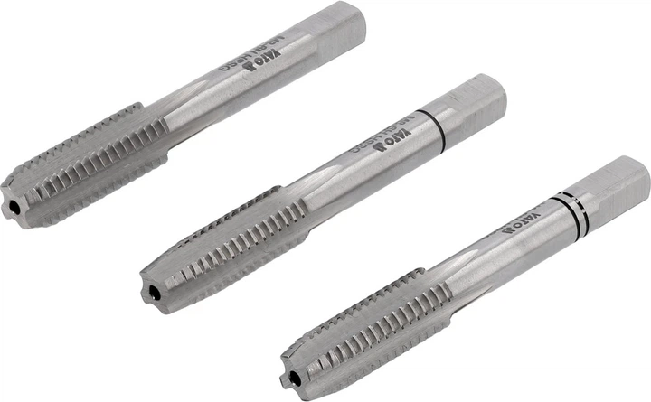 Набір ручних мітчиків YATO HSS M2 M20 3 шт. (YT-2943) - зображення 2
