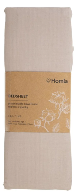 Prześcieradło Homla Lauko bawełniane 90 × 200 cm (5904183855288) - obraz 1