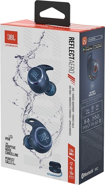Навушники JBL Reflect Aero Blue (JBLREFLECTAEROBLU) - зображення 12