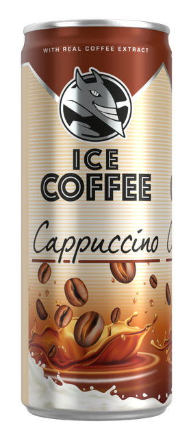 Холодна кава HellIce Coffee Cappuccino, 250 мл - Фото 1 Холодна кава HellIce Coffee Cappuccino, 250 мл - зображення 1