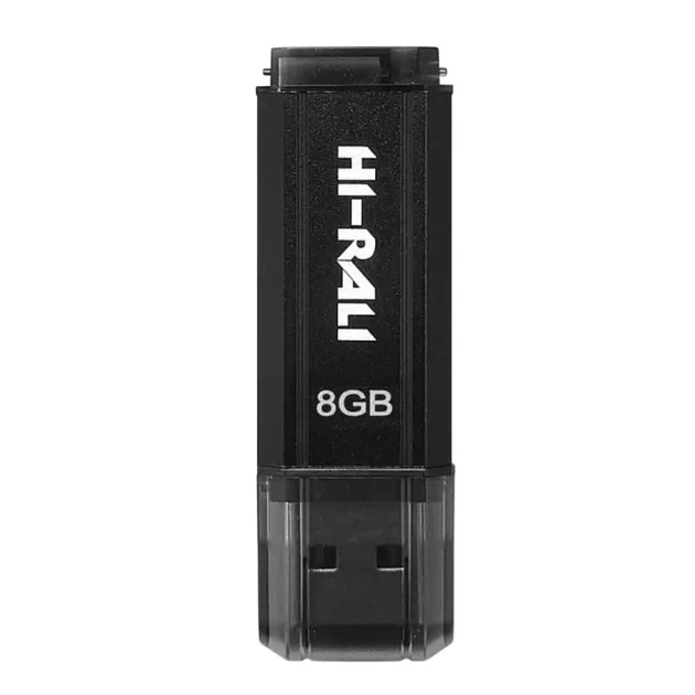 Флешка Hi-Rali 8GB Stark чорна - Фото 3 Флешка Hi-Rali 8GB Stark чорна - зображення 3