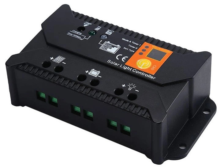 Solarny regulator ładowania AZO Digital PWM SOL-10S 12/24 10A (AZO00D1241) - obraz 1