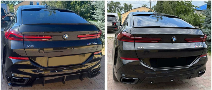 Комплект обвісів Paradigm Black Knight (2018-2022) для BMW X6 G06 рр - зображення 5