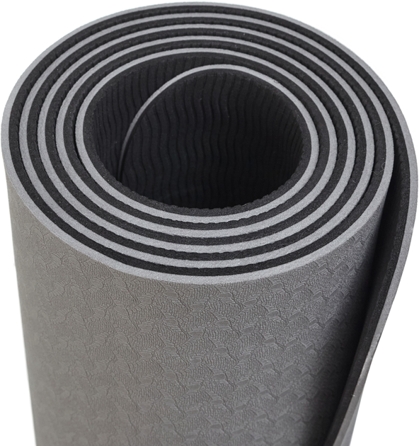Коврик для йоги и фитнеса TECOFIT Black-Grey (TOP18013825/1) - Фото 7 Коврик для йоги и фитнеса TECOFIT Black-Grey (TOP18013825/1) - изображение 7