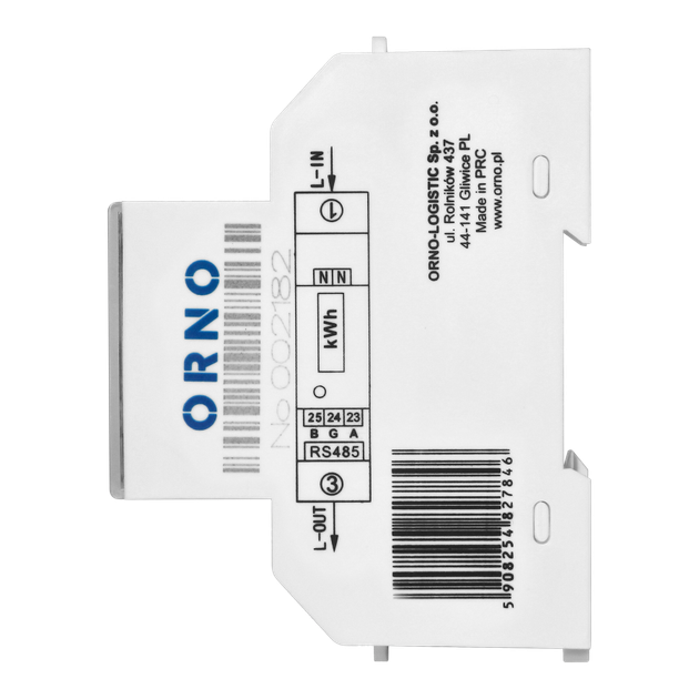 Счетчик электроэнергии 1F 100A OR-WE-525 на DIN-рейке TH-35 - изображение 2