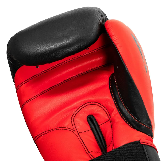 Рукавички боксерські шкіряні з бинтами TITLE Boxing Dynamic Strike розмір 14 унцій, чорно-червоні - изображение 5