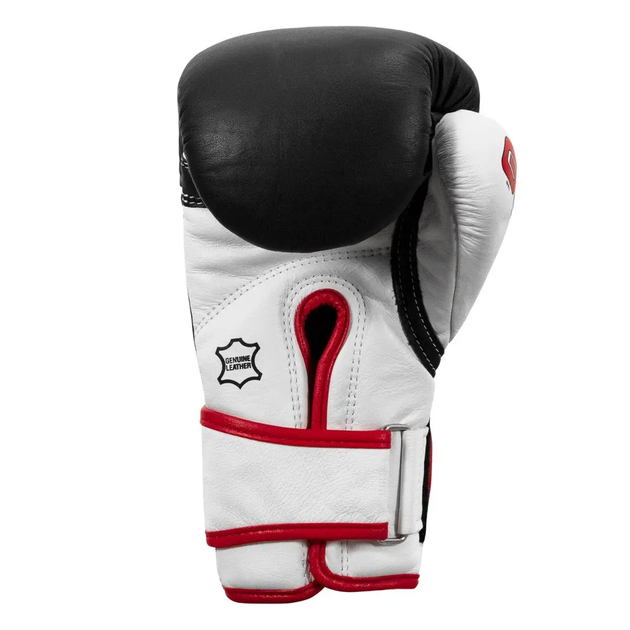 Рукавички боксерські шкіряні з бинтами TITLE Boxing Gel розмір 12 унцій, чорні - изображение 4