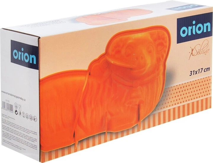 Forma do pieczenia Orion Sillinie silikonowa baranek pomarańczowa 31 x 17 x 9 cm (151735) (8592381170042) - obraz 7