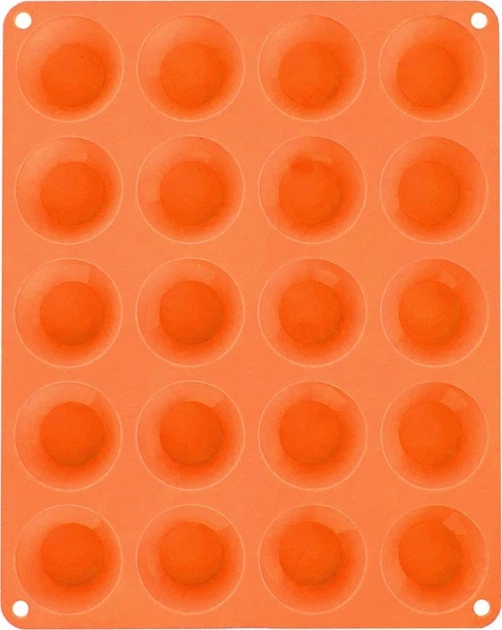 Forma Orion Sillinie do muffinek silikonowa pomarańczowa 29 x 23.5 x 2 cm (151764) (8592381178581) - obraz 5