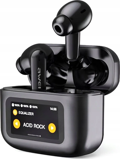 Słuchawki Awei T56 ANC TWS Black (6954284009249) - obraz 3