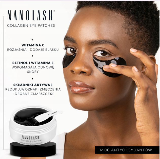 Płatki pod oczy Nanolash kolagenowe 60 szt (5905997306683) - obraz 3