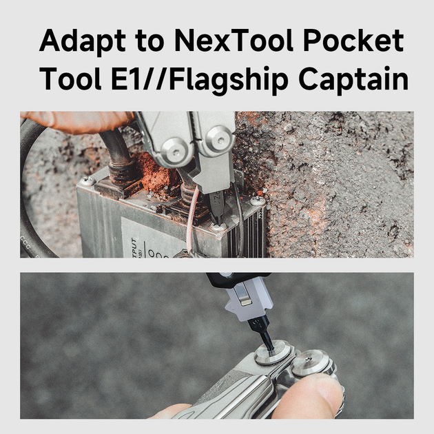Набор бит для мультитула NexTool BIT KIT AS1 (NE20296) двусторонние биты для мультитулов NexTool, Leatherman - Фото 5 Набор бит для мультитула NexTool BIT KIT AS1 (NE20296) двусторонние биты для мультитулов NexTool, Leatherman - изображение 5
