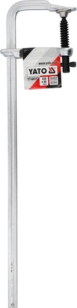 Ścisk stolarski YATO 450 x 80 mm (YT-64113) - obraz 3