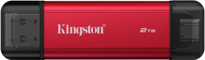 Dysk SSD Kingston Dual Portable SSD 2TB USB 3.2 Gen 2 Red (SPSD/2TB) - obraz 1
