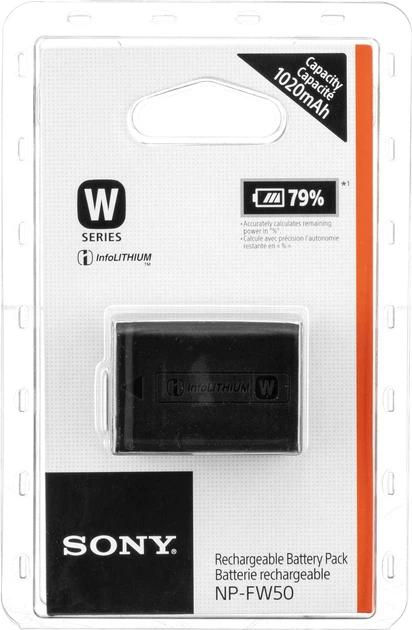 Акумулятор Sony NP-FW50 для A5100, A6000, A6400, A6500, A7 II, A7S II (NPFW50.CE) - зображення 3