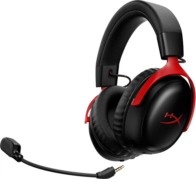 Słuchawki HyperX Cloud III S Wireless Black-Red (A59Z0AA) - obraz 4