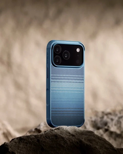 Панель Pitaka Aramid ProGuard Case для Apple iPhone 17 Pro Max Moonrise (KI1703MGPM) - зображення 5