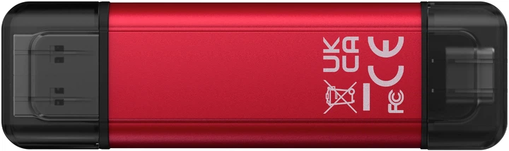 Dysk SSD Kingston Dual Portable SSD 512GB USB 3.2 Gen 2 Red (SPSD/512GB) - obraz 5