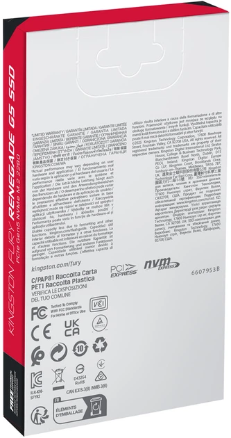 Dysk SSD Kingston FURY Renegade G5 8TB M.2 2280 NVMe PCIe Gen 5.0 x4 3D NAND TLC (SFYR2D/8T1) - obraz 8