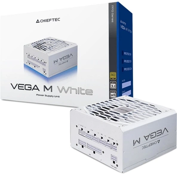 Блок живлення Chieftec Vega M 1000 Вт White (PPG-1000-CW) - зображення 7