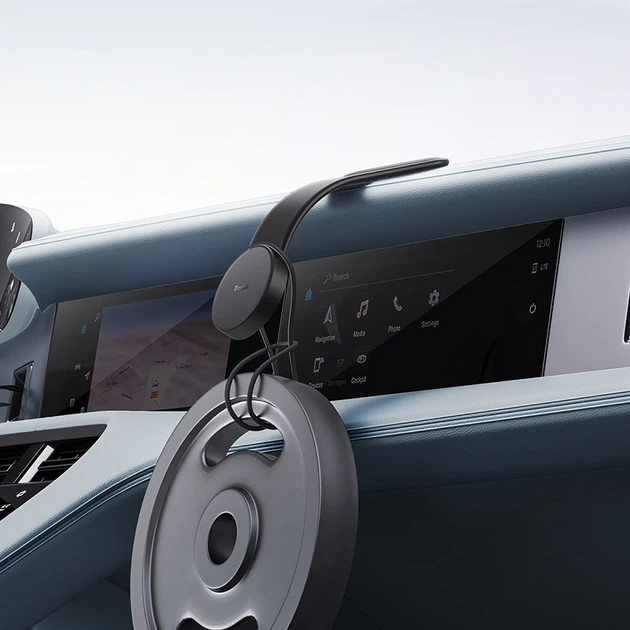 Uchwyt samochodowy na telefon Baseus C02 Magnetic Phone Holder Cluster Black (SUCC000201) - obraz 8