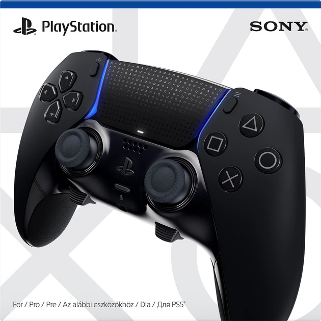 Kontroler PlayStation 5 Dualsense EDGE Midnight Black do PS5/PS5 Pro/PS5 Digital Edition (1000045048) - obraz 3