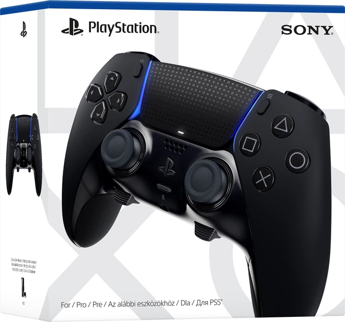 Kontroler PlayStation 5 Dualsense EDGE Midnight Black do PS5/PS5 Pro/PS5 Digital Edition (1000045048) - obraz 4
