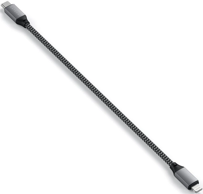 Кабель синхронізації Satechi USB Type-C to Lightning Cable 0.25 м Space Gray (ST-TCL10M) - зображення 4