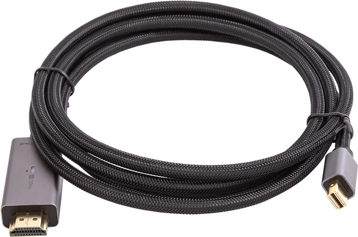 Kabel CABLETIME mini DisplayPort - HDMI 32AWG, 1.8 m (CA914586) - Zdjęcie 4 Kabel CABLETIME mini DisplayPort - HDMI 32AWG, 1.8 m (CA914586) - obraz 4
