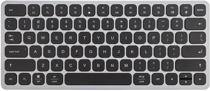 Клавіатура дротова Axagon HMC-KB 9 in 1 USB Silver/Black (HMC-KB-CRL) - зображення 1